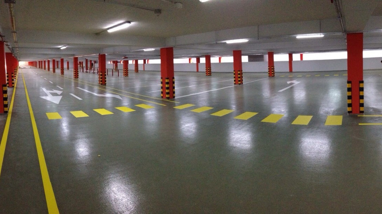 kunststof vloer parkeergarage